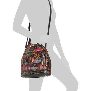 Patricia Nash Sabina Tropical Escape Drawstring Crossbody NEW WITH TAG.